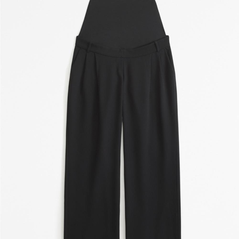 Abercrombie & Fitch Black Wide Leg Pants
